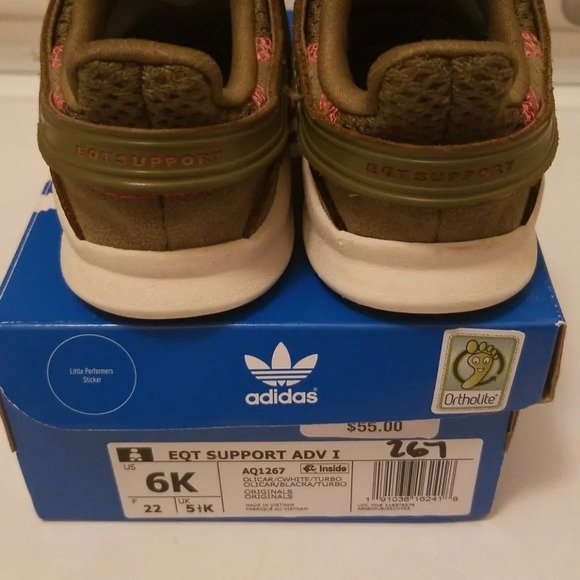 Adidas Ortholite Sneakers Shoes 6K - Picture 2 of 8